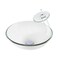 Novatto FALLS Single Lever Waterfall Vessel Faucet Set, Chrome/ Clear Glass GF-001CH-C-PUD - alternate 2